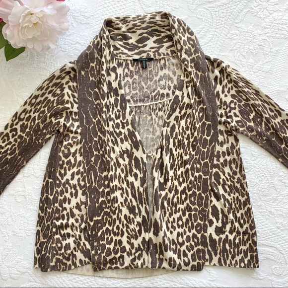 Elie Tahari Silk Cashmere Animal Print Sweater XS - Picture 10 of 14